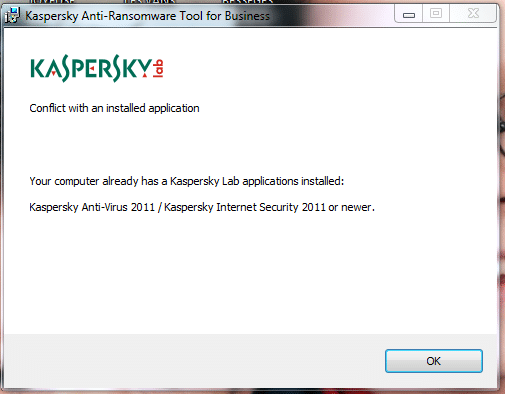 installation kaspersky anti ransomware